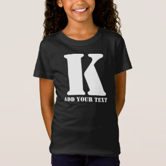 T-Shirt K Monogramme Classic Modèle personnalisé tendance 