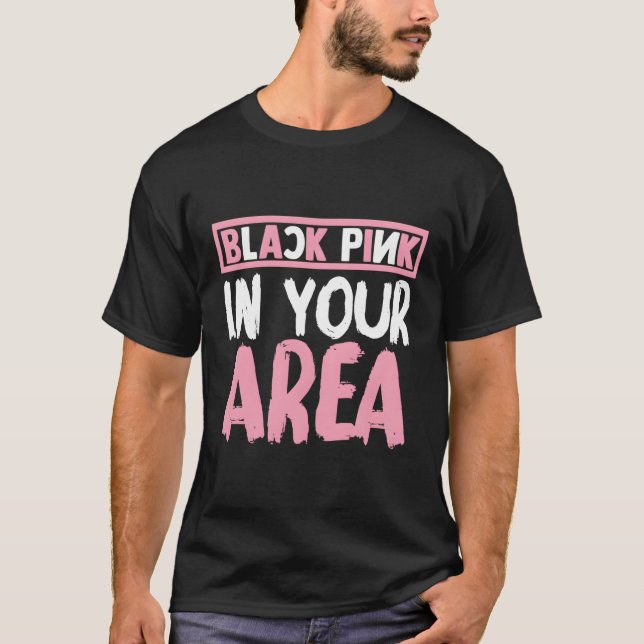 T-shirt K Noir Dans Votre Région K Pop Kpop Corée Pop (Devant)