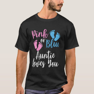 T-shirt K Or Blue Tatie T'aime Révélation du Sexe