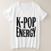 T-shirt K-POP Energy Bold Statement