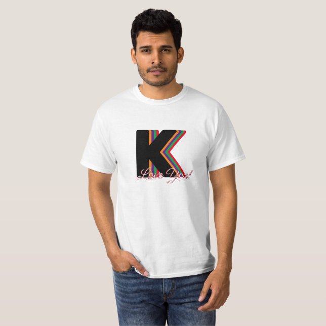 T-shirt K Vous aimez (Devant entier)