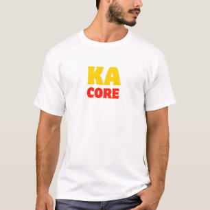 T-Shirt KA CORE Retro Fierté du Karnataka   Kannad