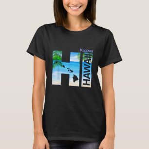 T-shirt Kaaawa HI Hawaii Aloha Vacances d'État