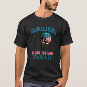 T-shirt Kaanapali Beach Maui Hawaii Beach Palmiers Summe