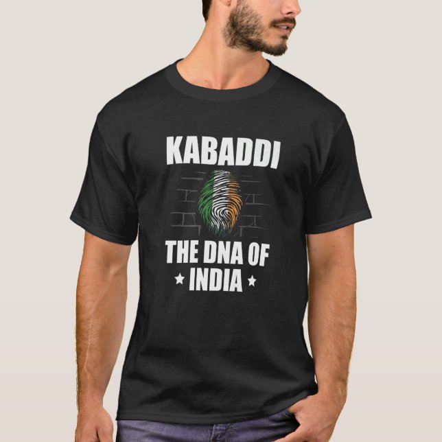 T-shirt Kabaddi L'ADN De L'Inde Indian Sport Inde Kabadd (Devant)