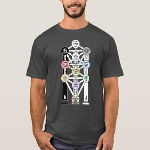 T-shirt Kabbalah Arbre De Vie