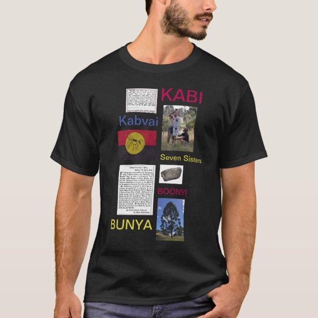 T-SHIRT KABI KABVAI SEPT SOEURS BUNYA HOMME (Devant)
