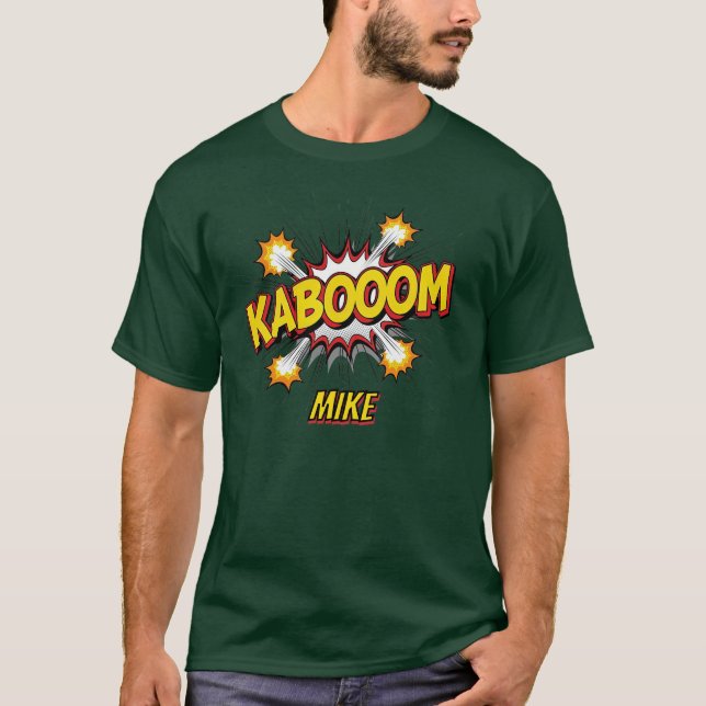 T-shirt Kaboom Comic (Devant)