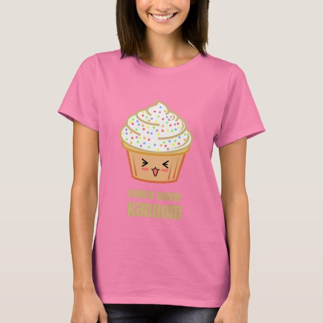 T-shirt kaboom de crème de vanille (Devant)