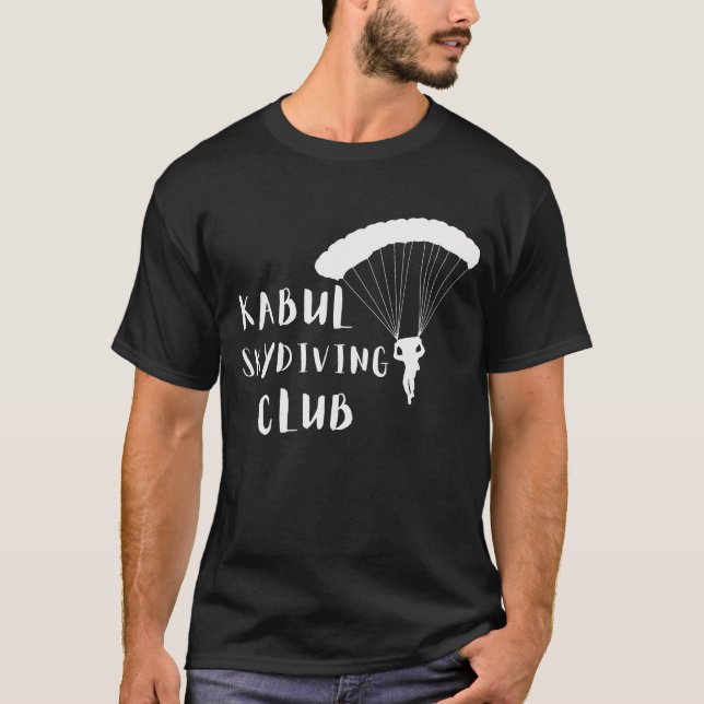 T-shirt Kaboul skydive club (Devant)