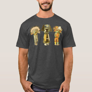 T-shirt KACHINA amérindienne DOLLS abstrait grunge