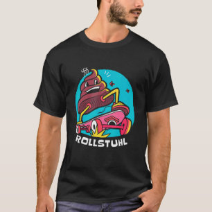T-shirt Kackheap Sur Skateboard Fauteuil Roulant Marcher S