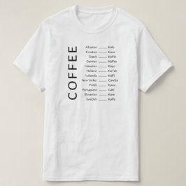 T - Shirt - Kaffeesprachen