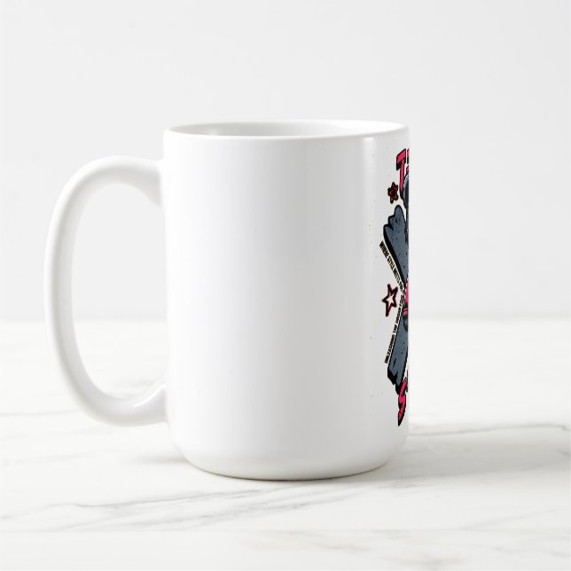 T-Shirt Kaffeetasse (Links)