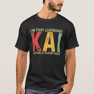 T-shirt Kai Nom personnel Prénom Funny Kai Dit Kai
