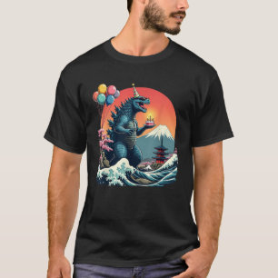 T-shirt Kaiju Anniversaire Japon Monster Movie Anniversair