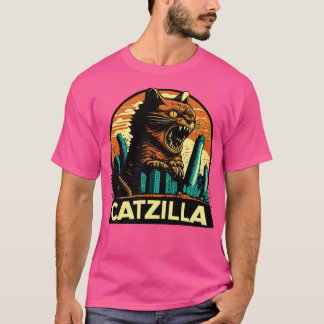 T-shirt Kaiju Chat Monster Catzilla 8