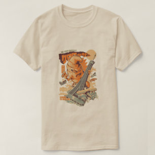 T-shirt Kaiju Croissant Effel Paris