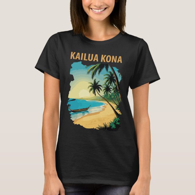 T-shirt Kailua Kona, Hawaii (Devant)