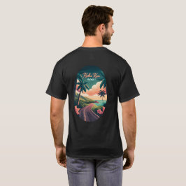 T-shirt Kailua Kona Hawaii Big Island Sunset Retro