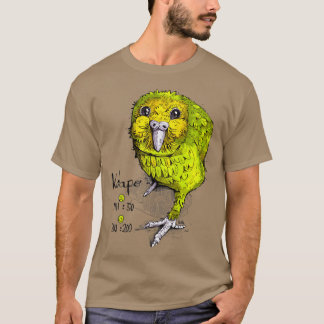 T-shirt Kakapo par derholle