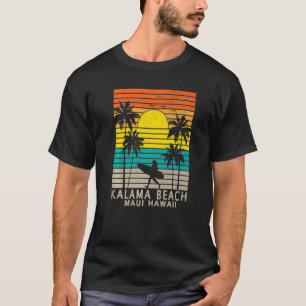 T-shirt Kalama Beach Maui Hawaii Surf Fille Surfer Femmes