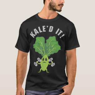 T-shirt Kale'd It Fitness Kale Funny Vegan végétarien