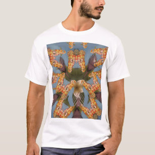 T-shirt Kaleidoscope Giraffe Mandala : Safari Art Abstrait