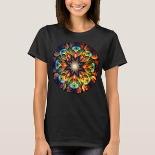 T-shirt Kaleidoscope Mandala Flower Design-23091