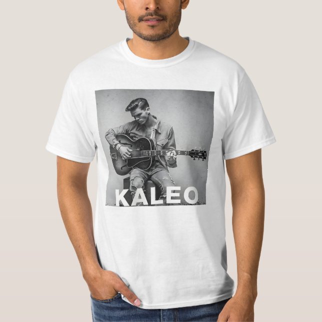T-shirt kaleo avec guitare (Devant)