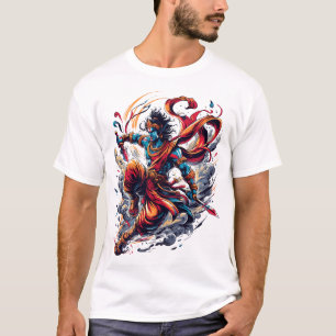T-shirt Kalki Avatar Dieu Yoga Vedic Hindu
