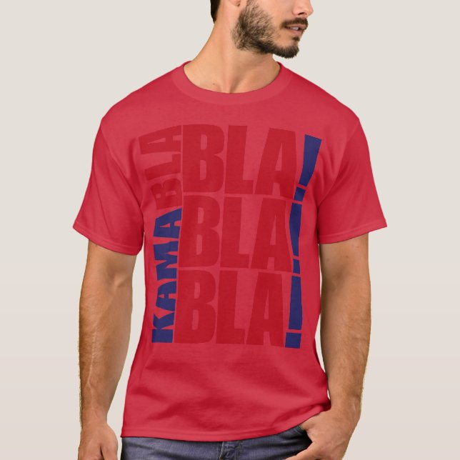 T-shirt Kamabla Blah Blah For Election 2024 (Devant)