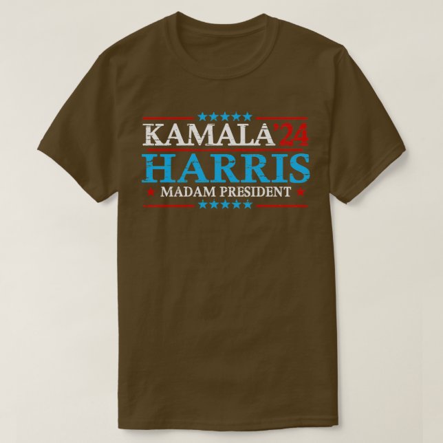 T-shirt Kamala 2024 Madame Vote démocratique (Design devant)