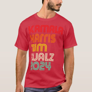 T-shirt Kamala 2024 Tim Walz VP Casquette de style Vintage