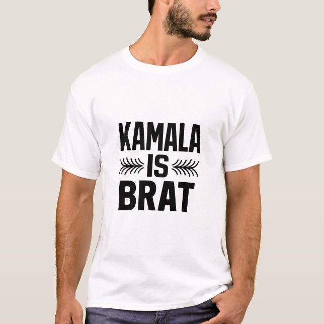 T-shirt Kamala est Brat (Devant)
