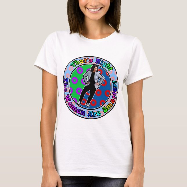 T-shirt Kamala est plus intelligente, les femmes sont plus (Devant)