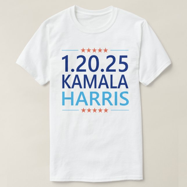 T-shirt Kamala Harris 1ère femme présidente 1.20.25 (Design devant)
