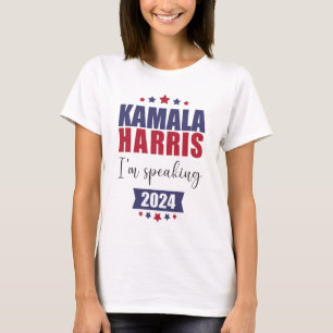 T-shirt Kamala Harris 2024 Citation Je parle
