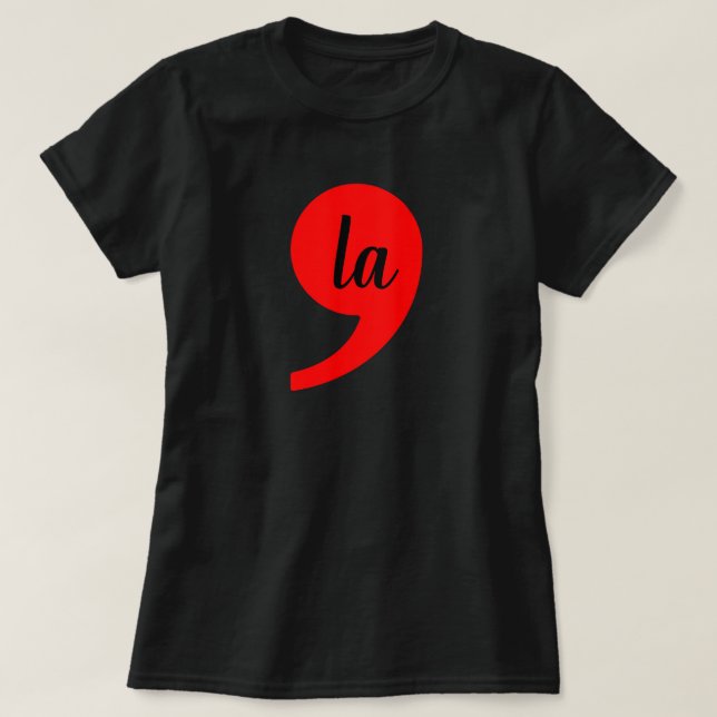 T-shirt Kamala Harris 2024 Président Comma La Funny (Design devant)