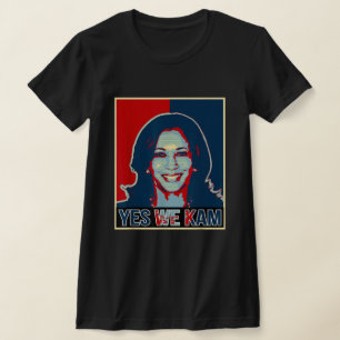 T-shirt Kamala Harris 2024 Présidente Oui Nous Kam Madame 