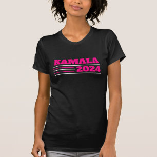 T-shirt Kamala Harris 2024 rose et blanc