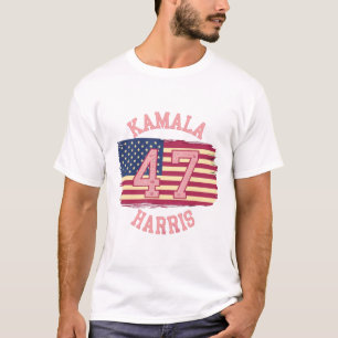 T-shirt Kamala Harris 47 : Design élégant de Varsity 2024