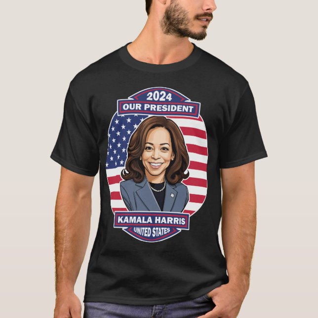 T-shirt Kamala Harris, Chemise Kamala (Devant)