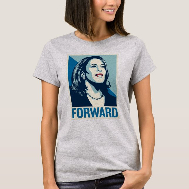 T-SHIRT KAMALA HARRIS EN AVANT (Devant)