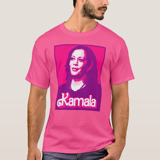 T-shirt Kamala Harris Fan Rose (Devant)