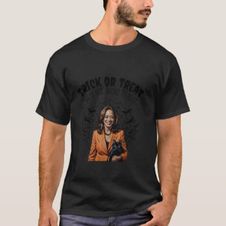 T-shirt Kamala Harris Halloween Trick to Treat Trump to Be