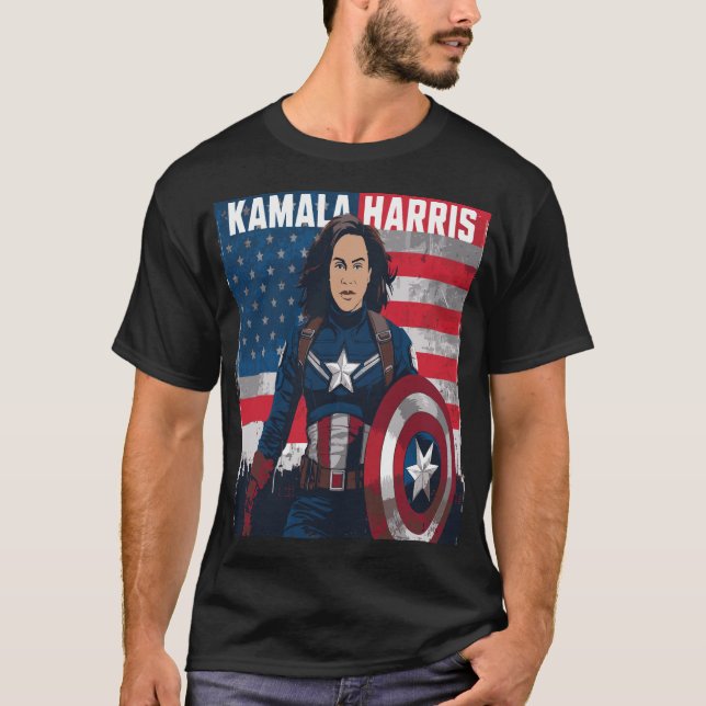T-shirt Kamala Harris Madame la Présidente (Devant)