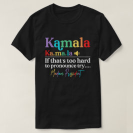 T-shirt Kamala Harris Madame la Présidente