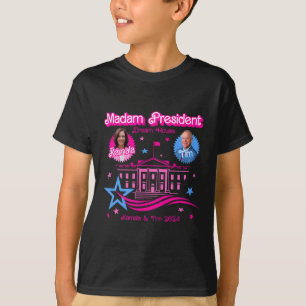 T-shirt Kamala Harris Madame la Présidente Maison Blanche