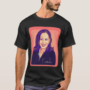 T-shirt Kamala Harris Madame la Présidente Pop Art Portrai